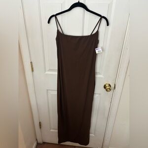 SKIMS Brown Dress